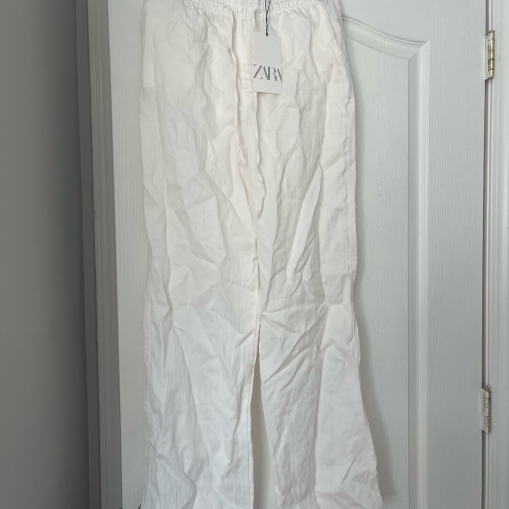 Zara Linen flowy pants